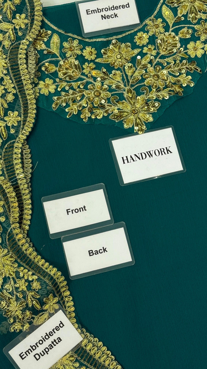 Baroque Chiffon Suit-Aarasta