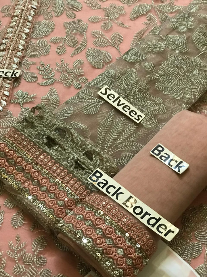 Jazmin Organza Suit-Aarasta