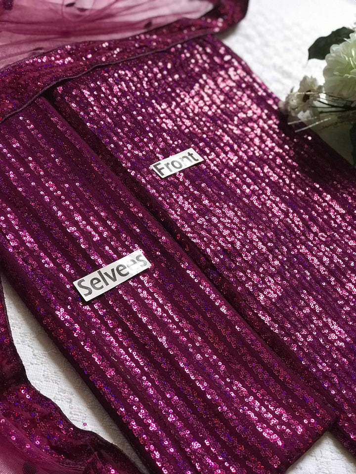 Baroque Chiffon Suit-Aarasta