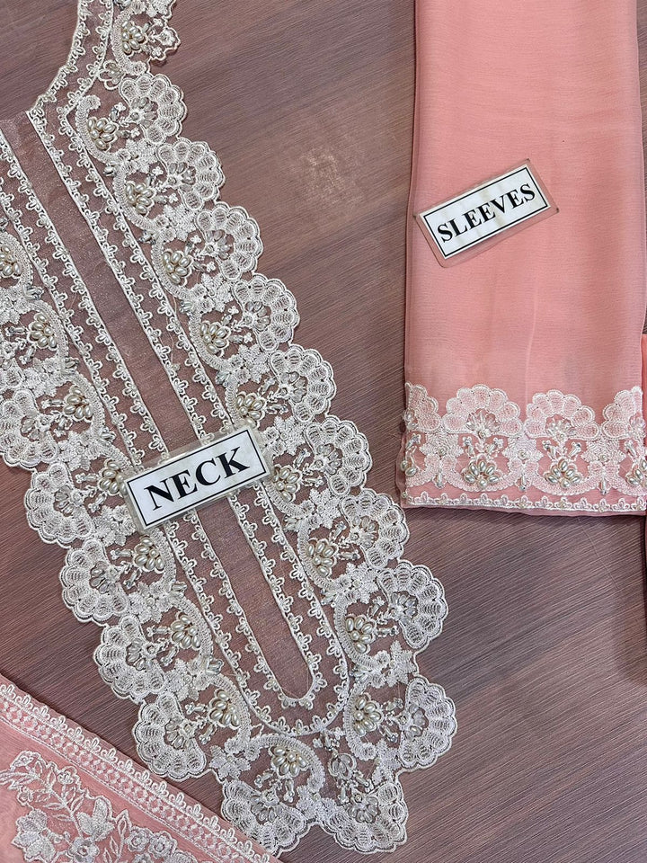 Baroque Chiffon Suit-Aarasta