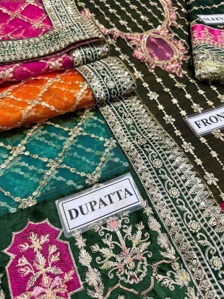 Baroque Chiffon Suit-Aarasta