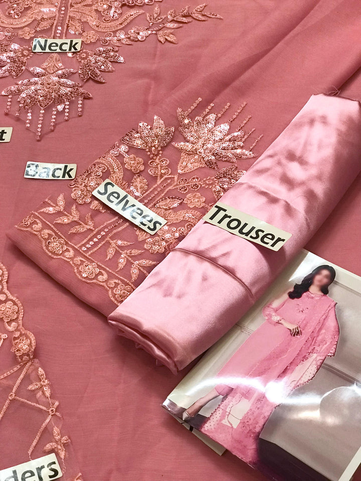 Baroque Chiffon Suit-Aarasta