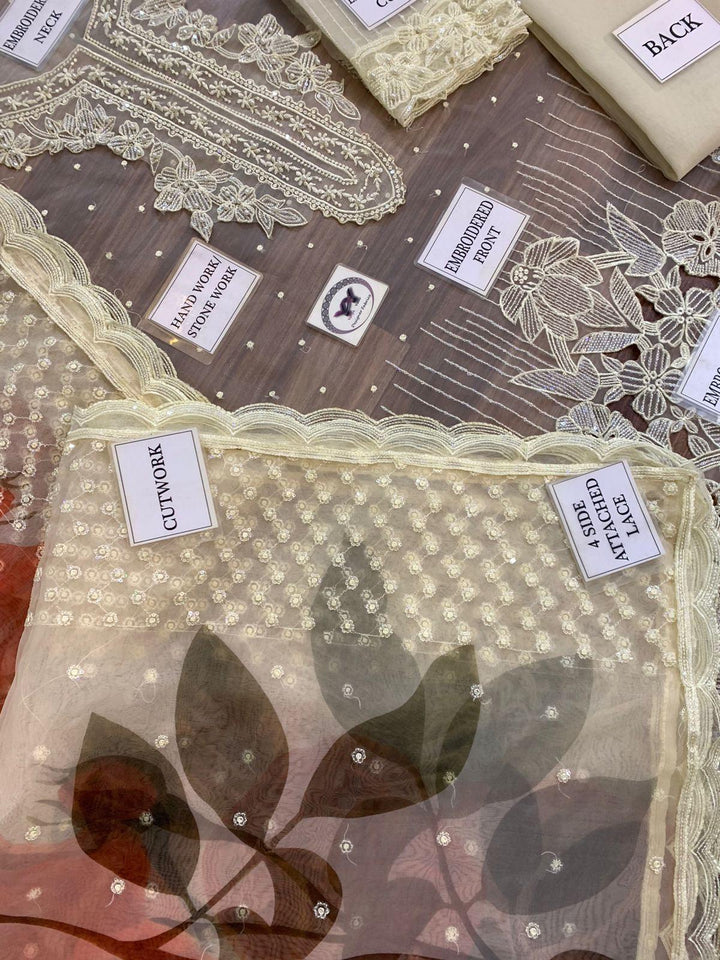 Baroque Organza Suit-Aarasta