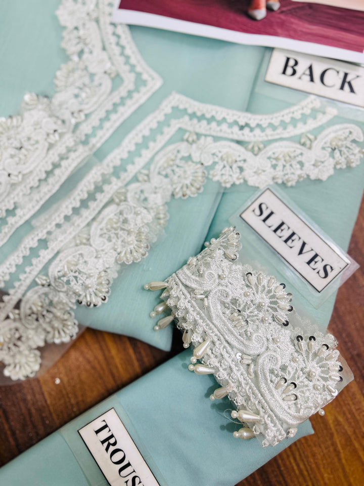 Baroque Chiffon Suit-Aarasta