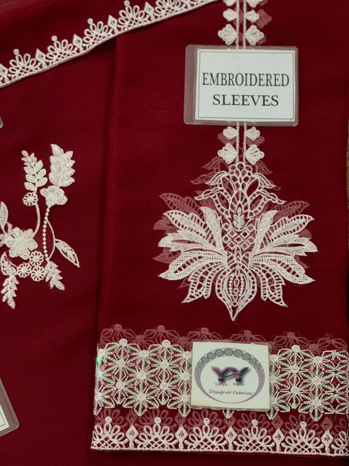 Baroque Chiffon Suit-Aarasta