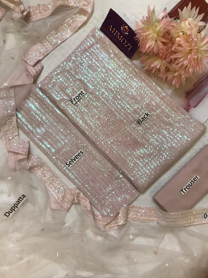 Baroque Chiffon Suit-Aarasta