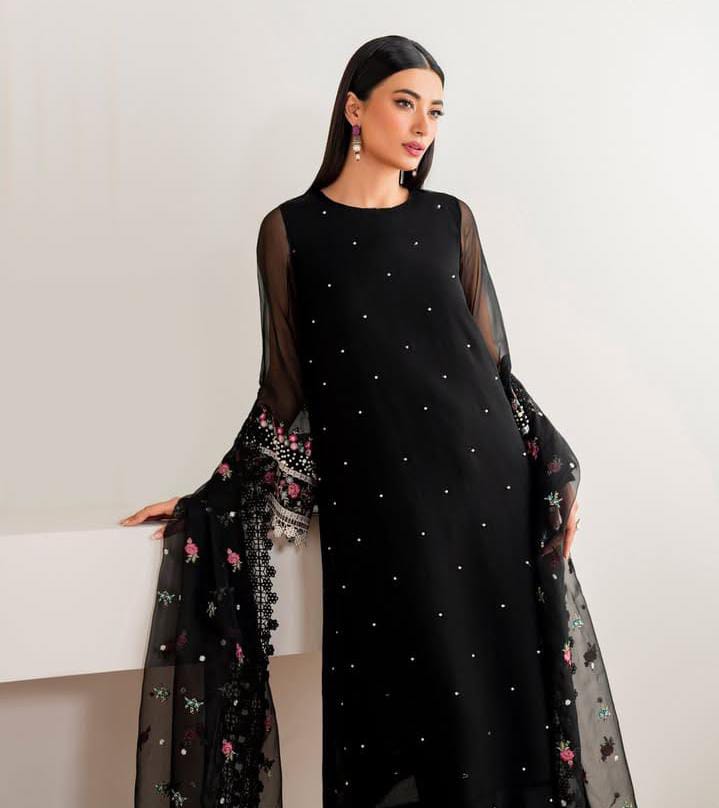 Baroque Chiffon Suit-Aarasta