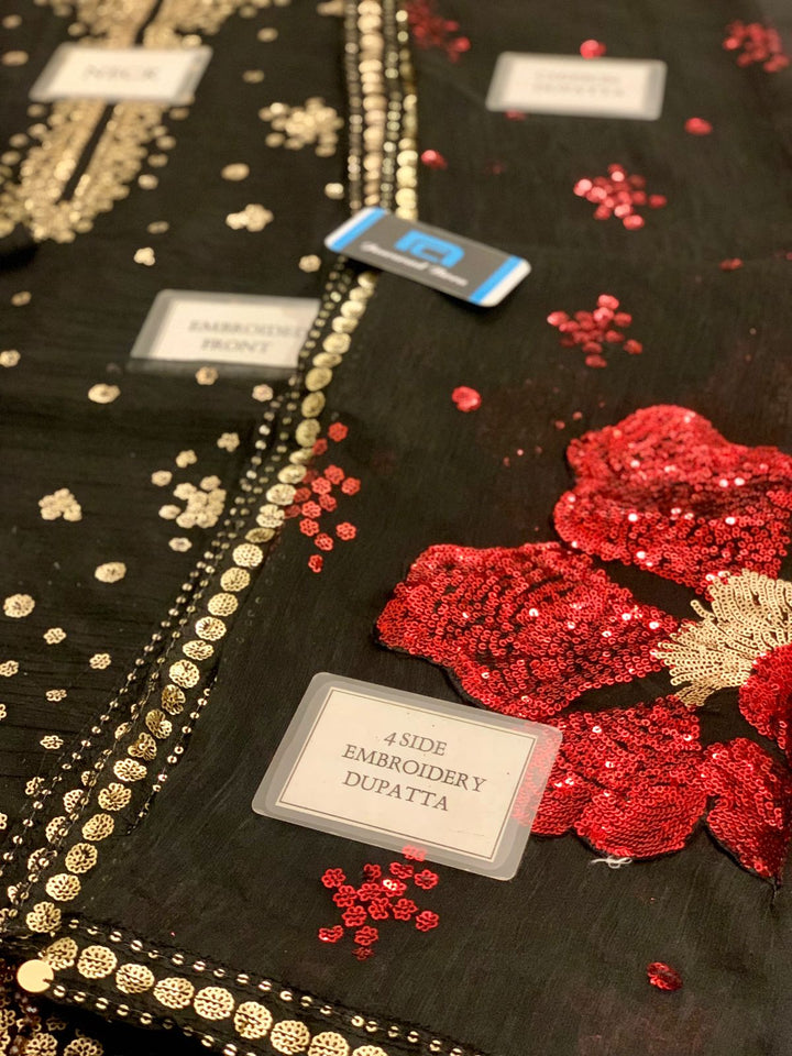 Jazmin Chiffon Suit-Aarasta