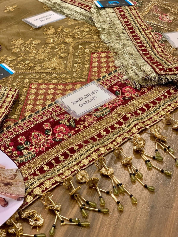 Baroque Chiffon Suit-Aarasta