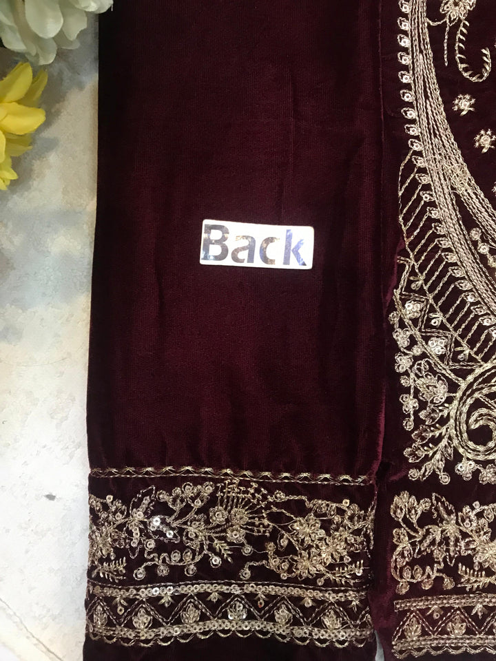 Baroque Velvet Suit-Aarasta