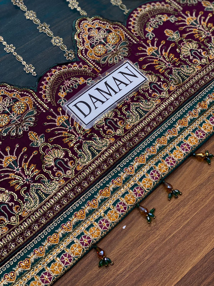 Baroque Organza Suit-Aarasta