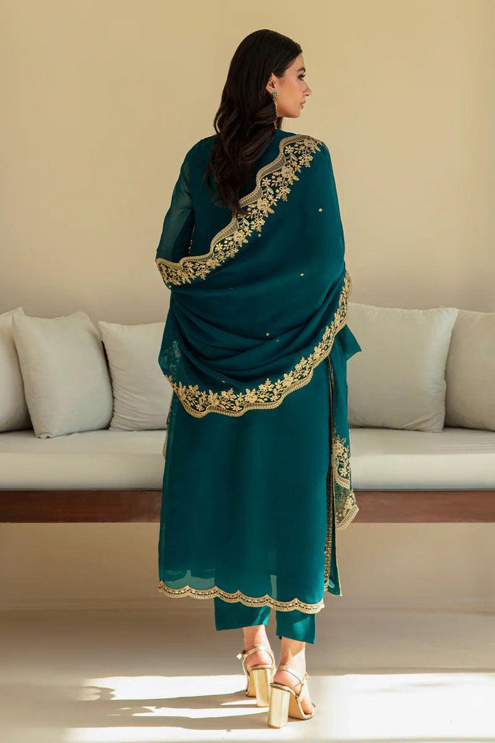 Baroque Chiffon Suit-Aarasta