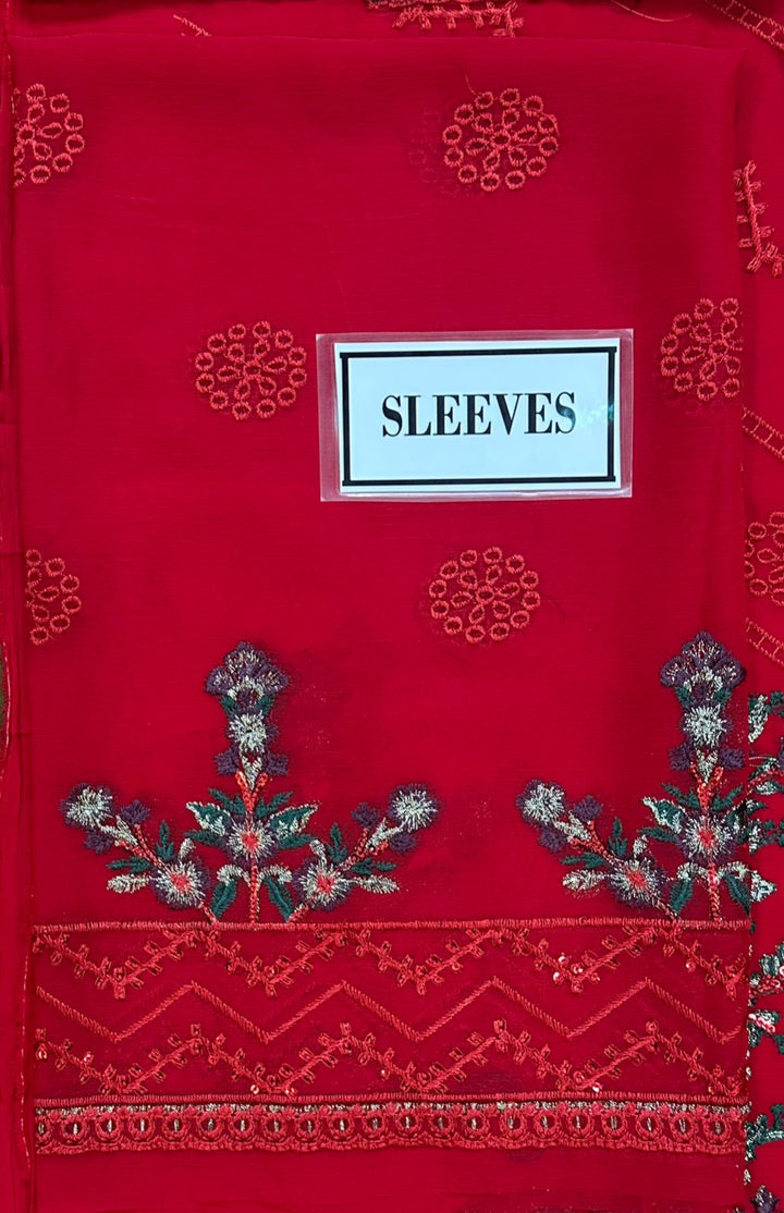 Baroque Chiffon Suit-Aarasta