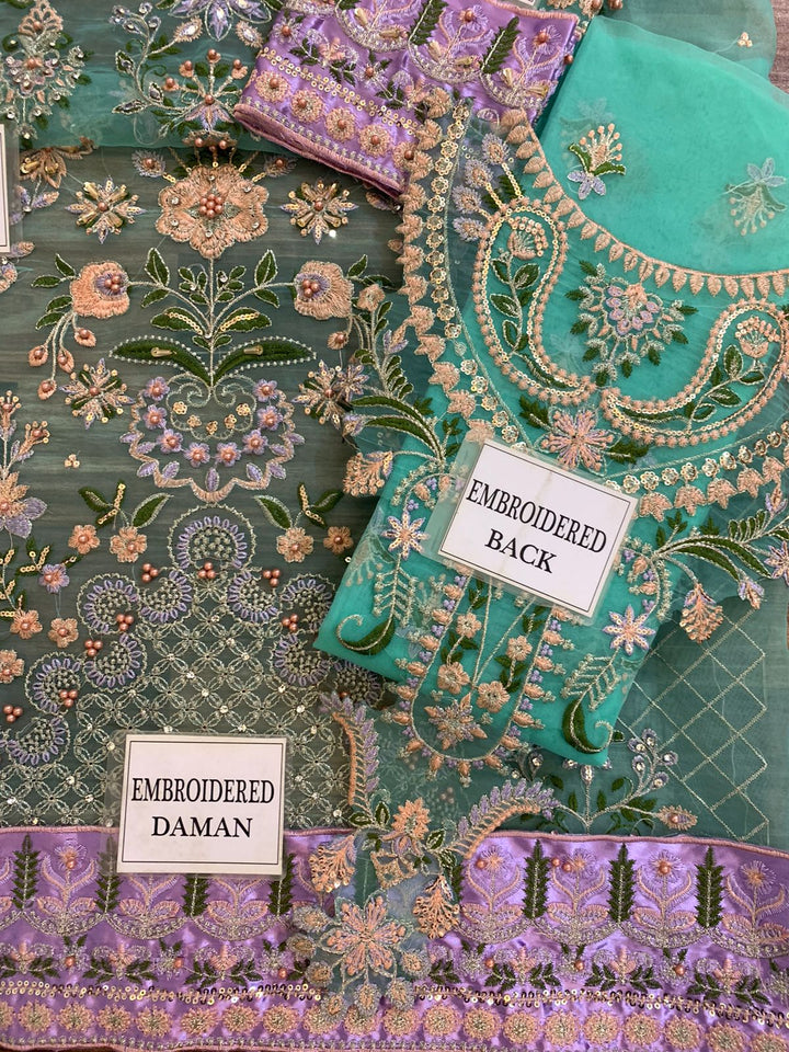 Baroque Organza Suit-Aarasta