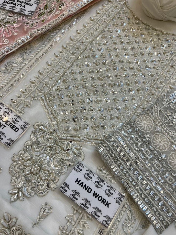 Baroque Chiffon Suit-Aarasta