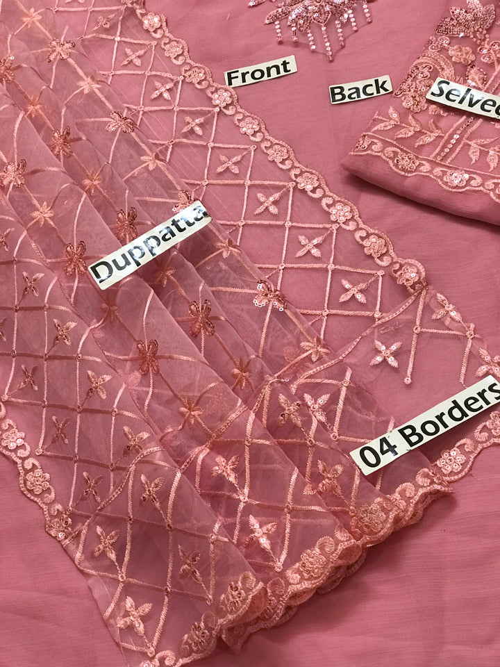 Baroque Chiffon Suit-Aarasta