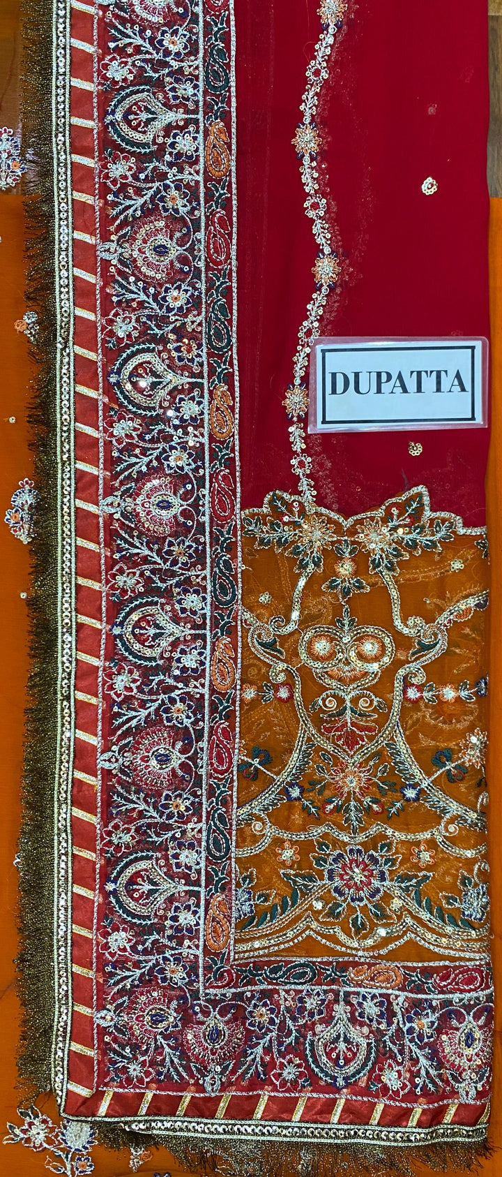 Baroque Chiffon Suit-Aarasta