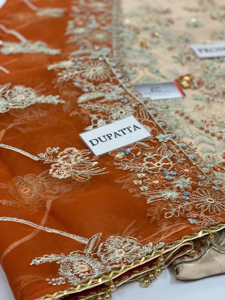 Baroque Organza Suit-Aarasta