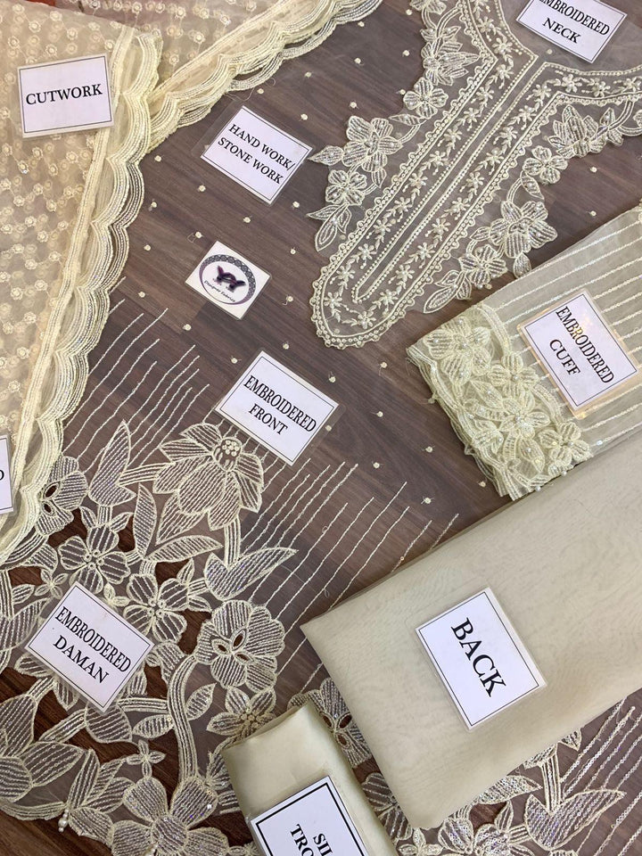 Baroque Organza Suit-Aarasta