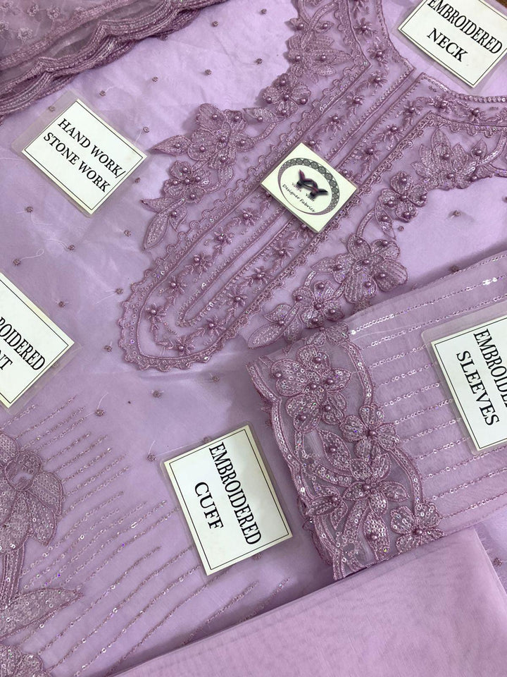 Baroque Organza Suit-Aarasta