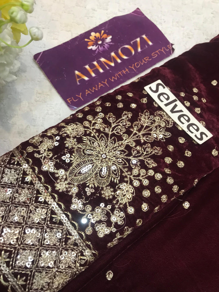 Baroque Velvet Suit-Aarasta