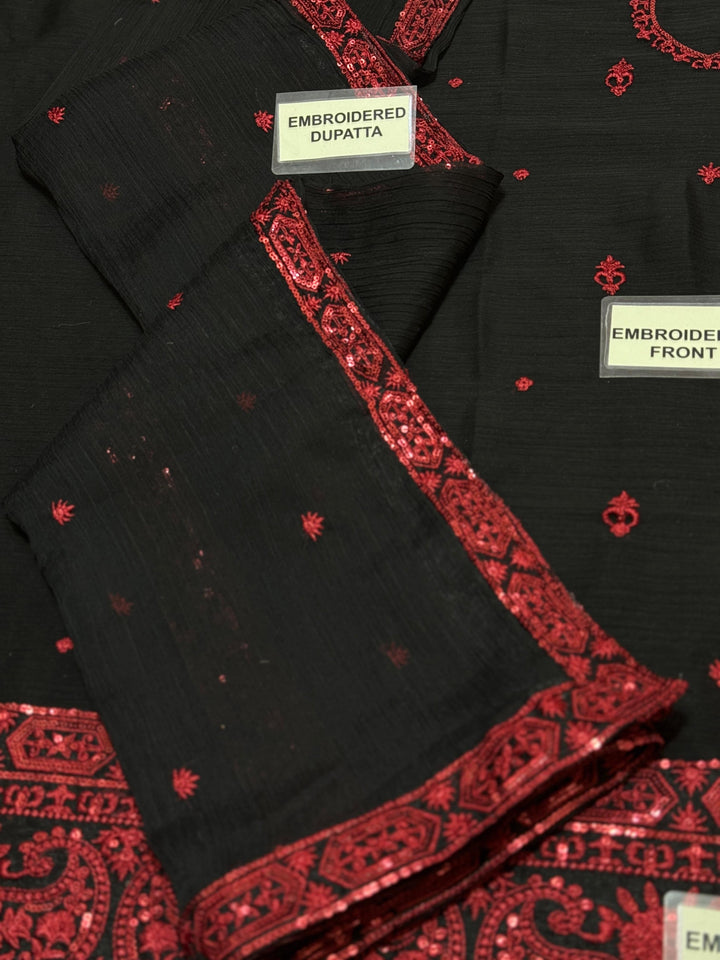 Baroque Chiffon Suit-Aarasta