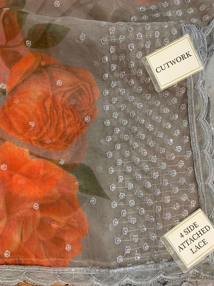 Baroque Organza Suit-Aarasta