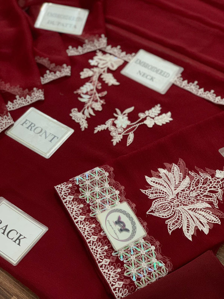 Baroque Chiffon Suit-Aarasta