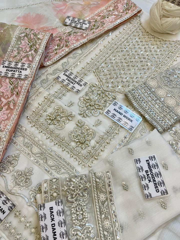 Baroque Chiffon Suit-Aarasta