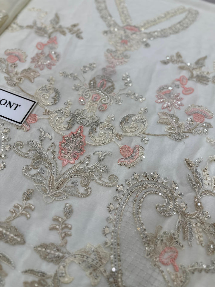 Baroque Chiffon Suit-Aarasta