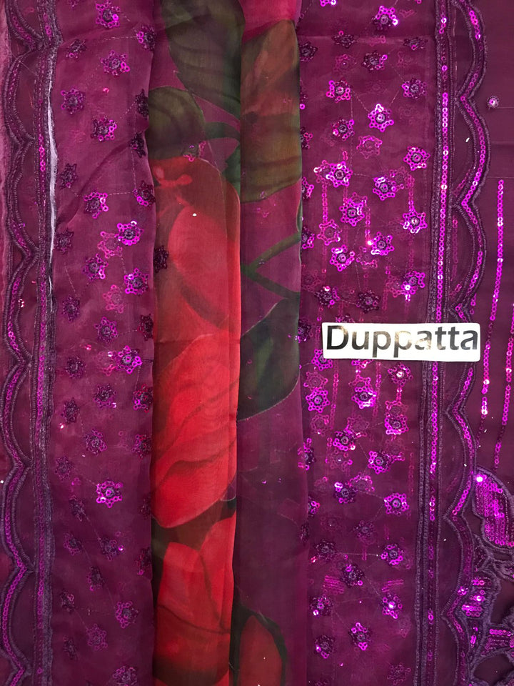 Baroque Organza Suit-Aarasta