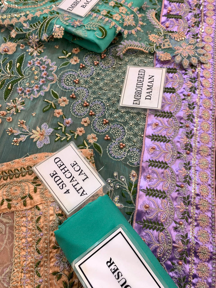 Baroque Organza Suit-Aarasta