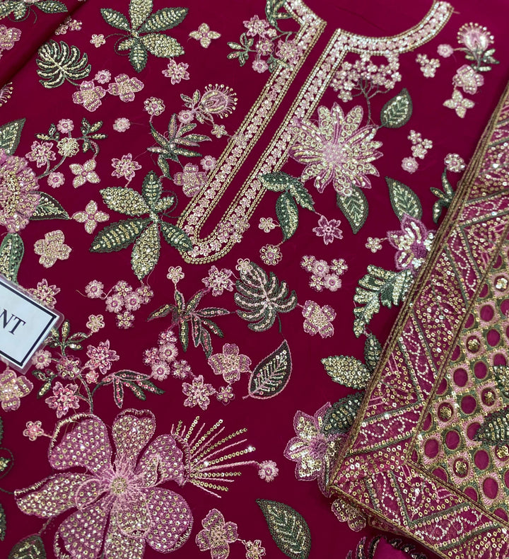 Jazmin Chiffon Suit-Aarasta