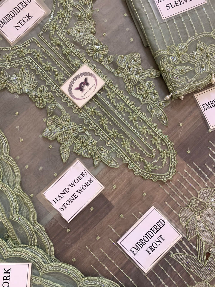 Baroque Organza Suit-Aarasta