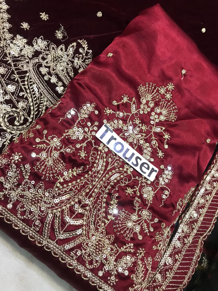 Baroque Velvet Suit-Aarasta