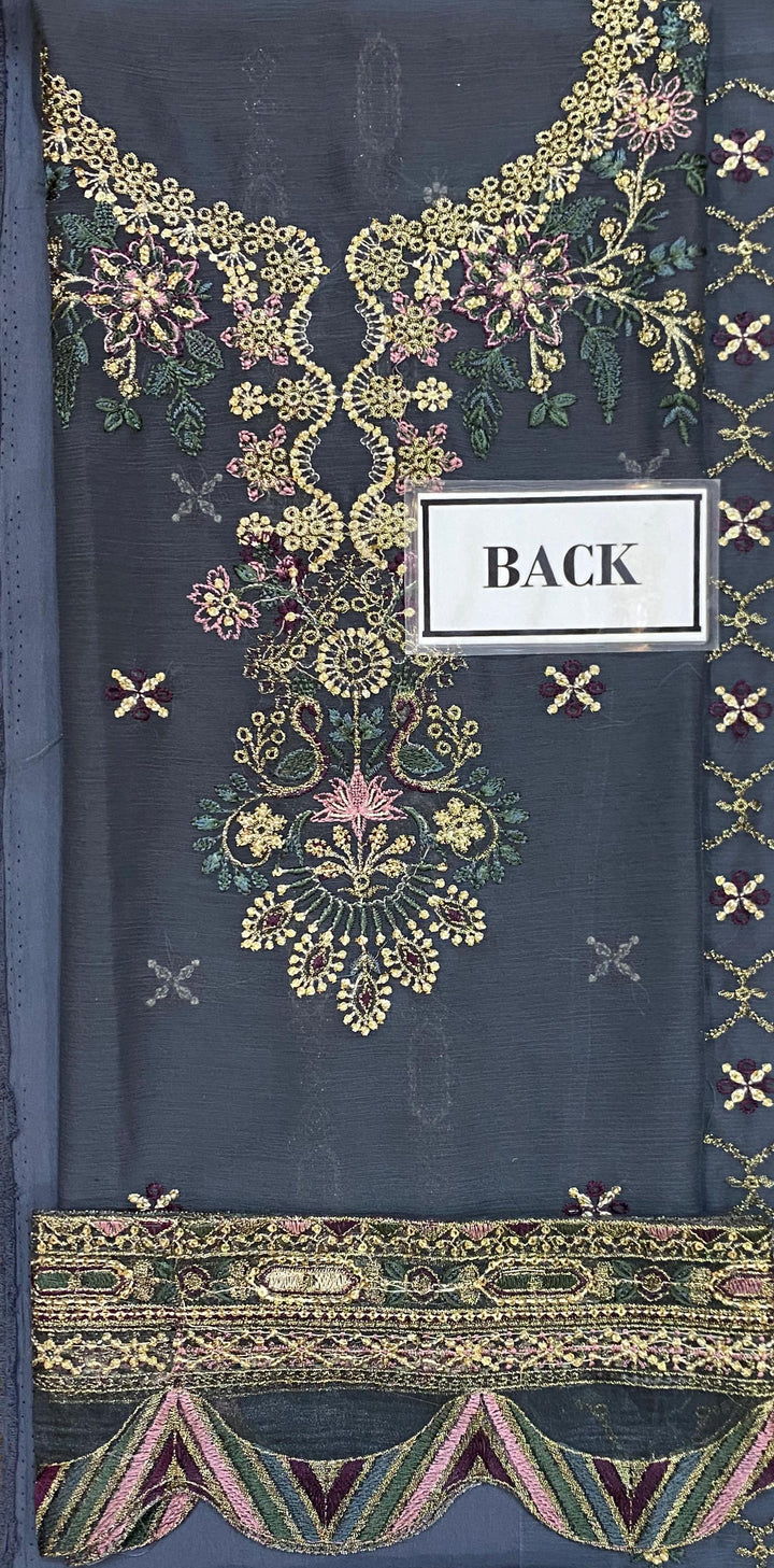 Baroque Chiffon Suit-Aarasta