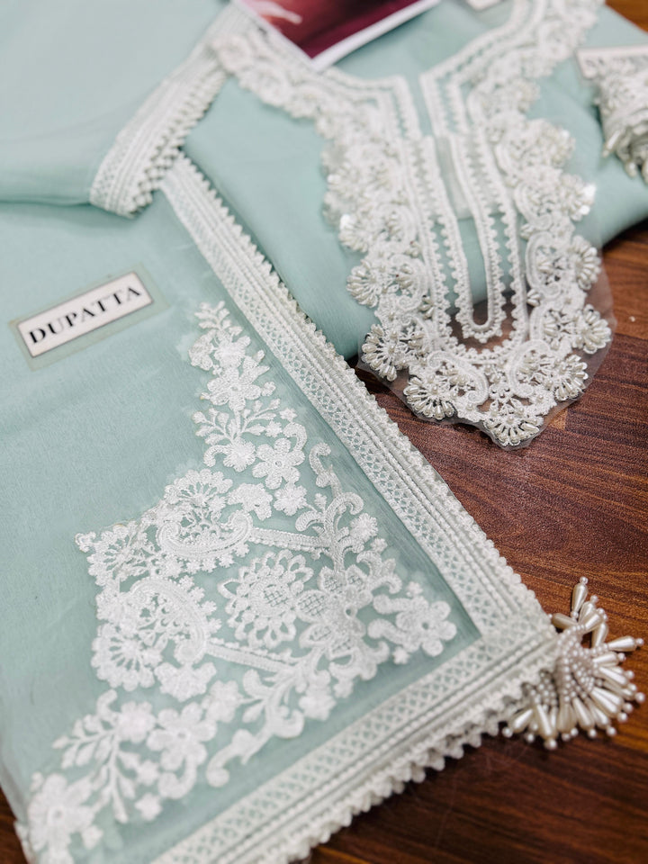 Baroque Chiffon Suit-Aarasta