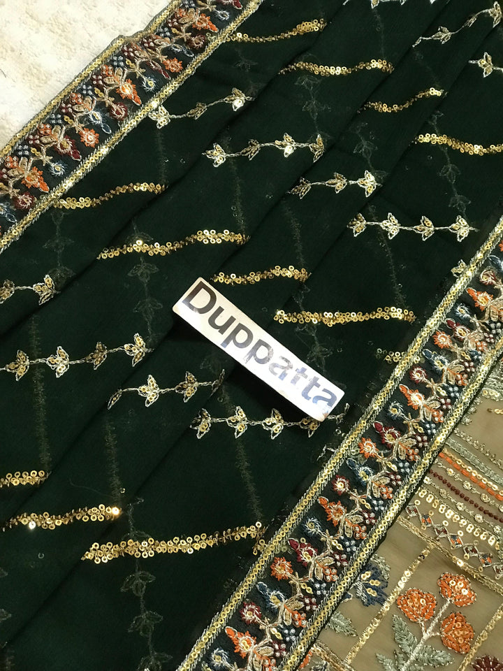 Baroque Chiffon Suit-Aarasta