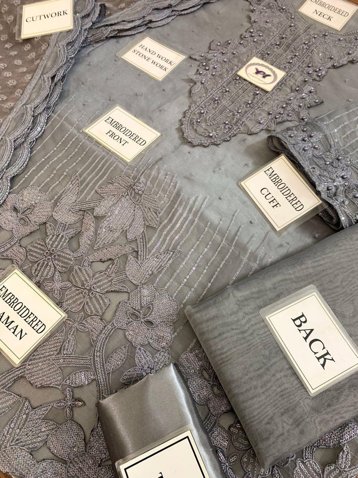 Baroque Organza Suit-Aarasta