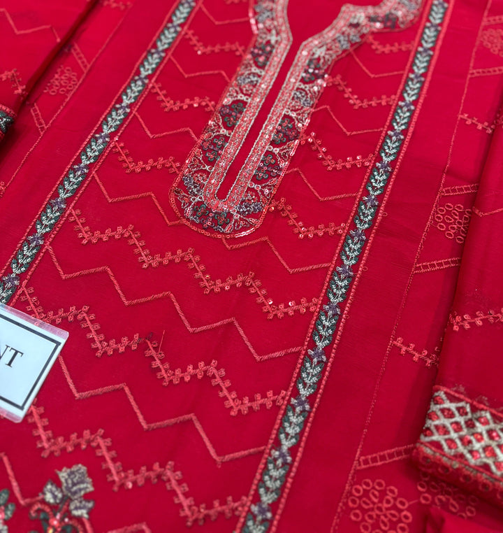 Baroque Chiffon Suit-Aarasta