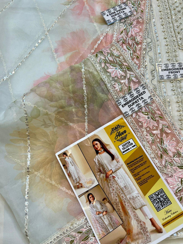 Baroque Chiffon Suit-Aarasta