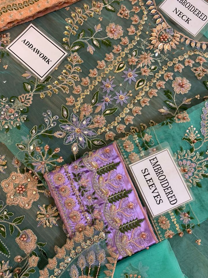 Baroque Organza Suit-Aarasta