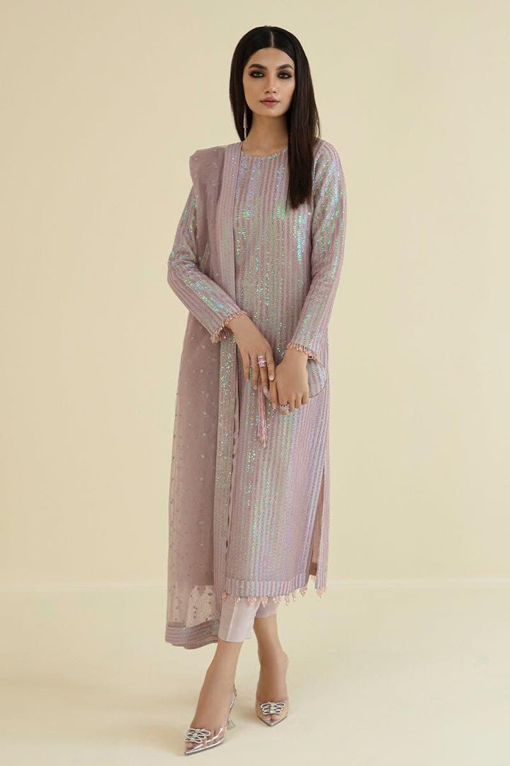 Baroque Chiffon Suit-Aarasta