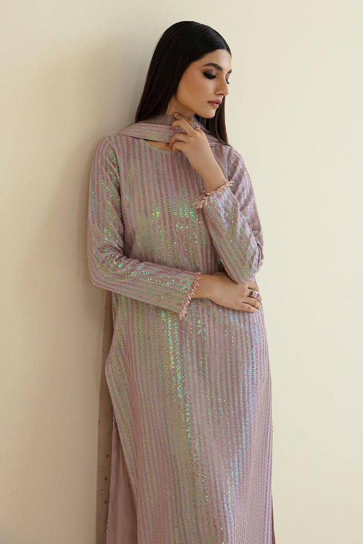 Baroque Chiffon Suit-Aarasta