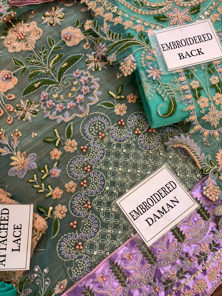 Baroque Organza Suit-Aarasta