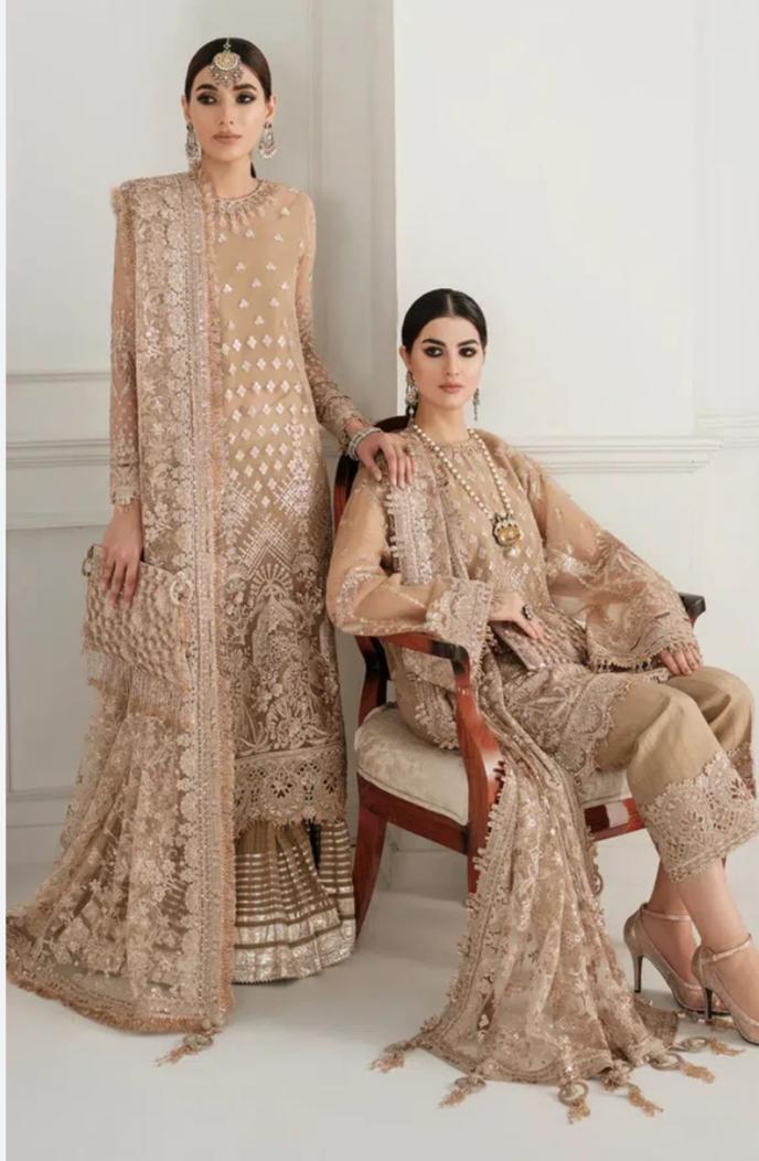 Baroque Net Suit-Beige-Net-Aarasta