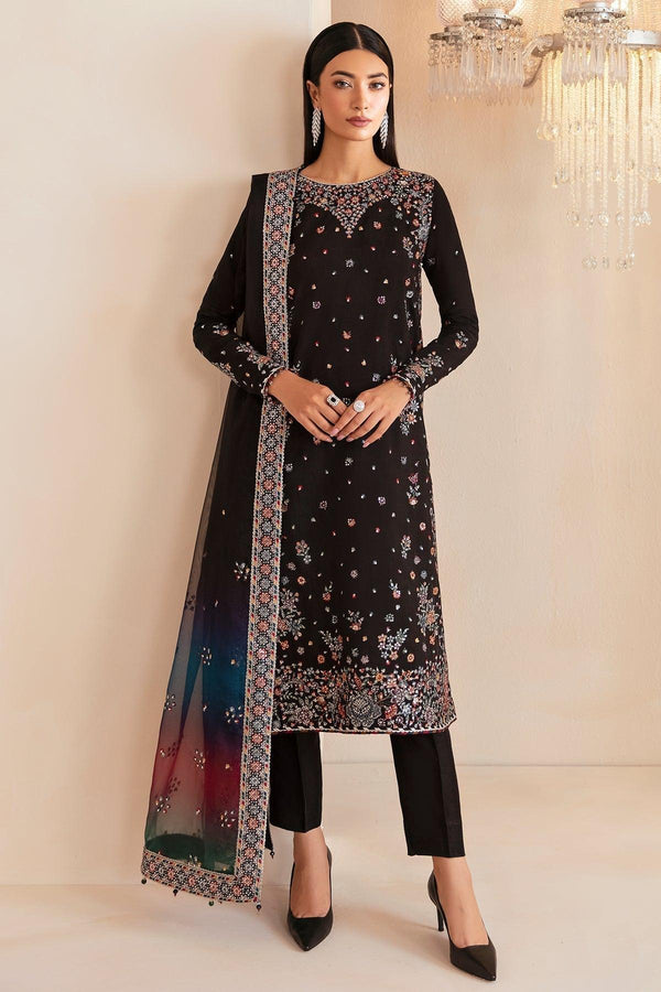 Jazmin Silk Suit-Black-Silk-Aarasta