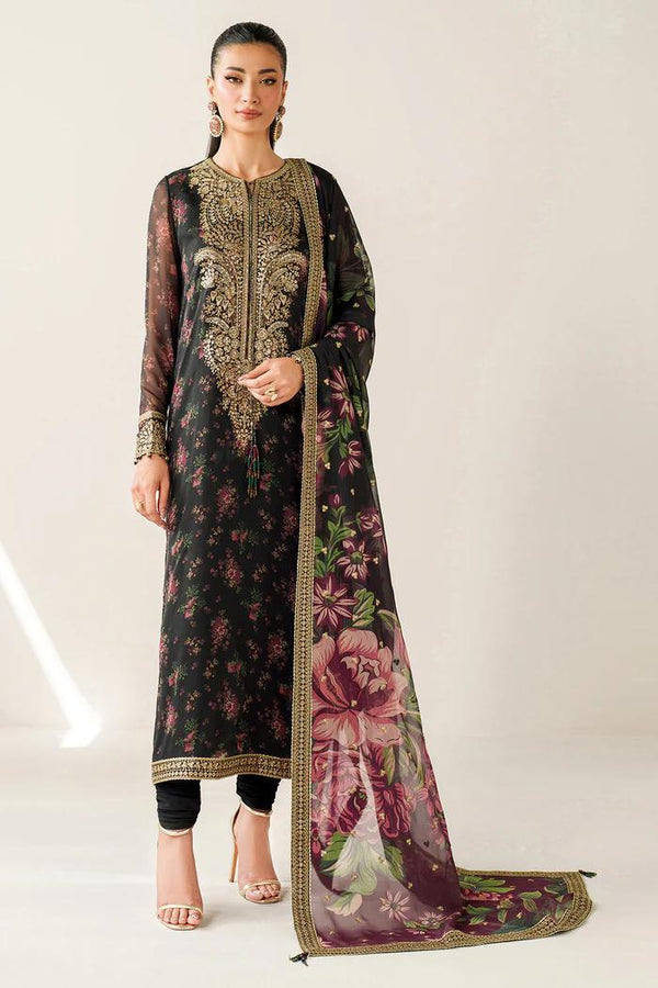 Jazmin Silk Suit-Black-Silk-Aarasta