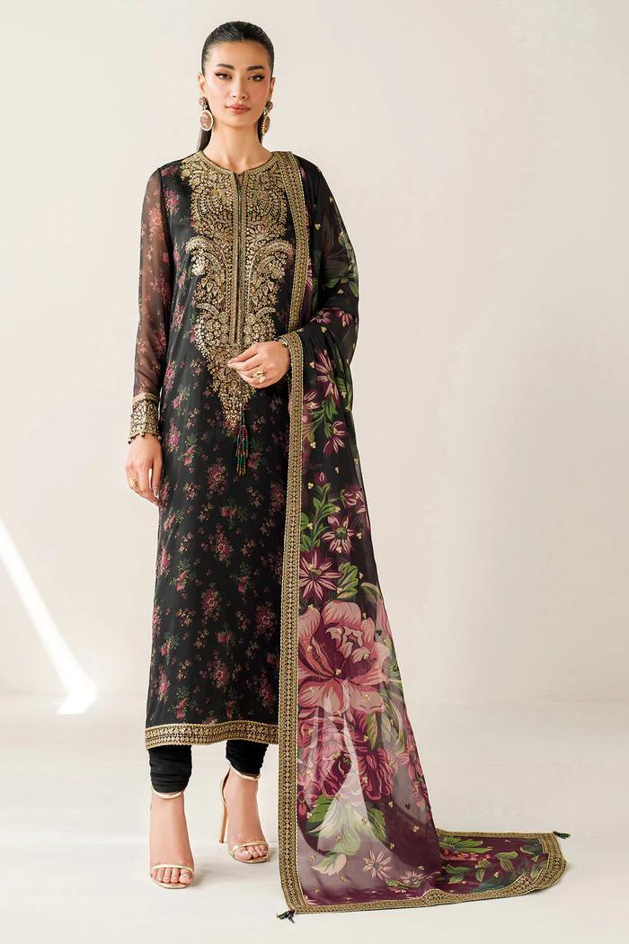 Jazmin Silk Suit-Black-Silk-Aarasta