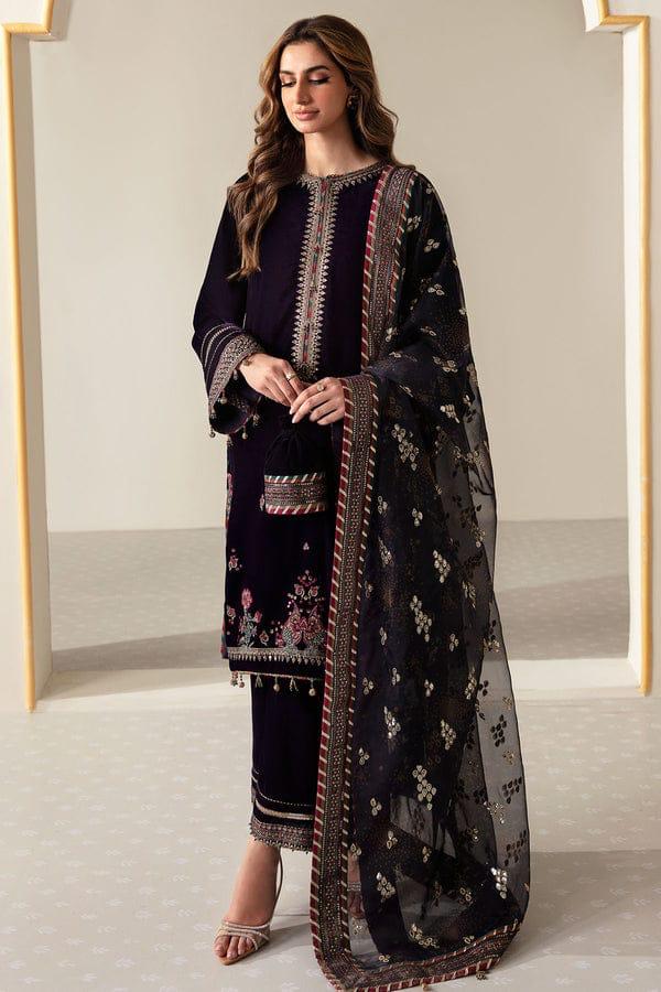 Baroque Velvet Suit-Black-Velvet-Aarasta